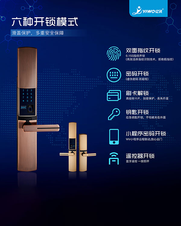 上海ZX6600双面智能锁